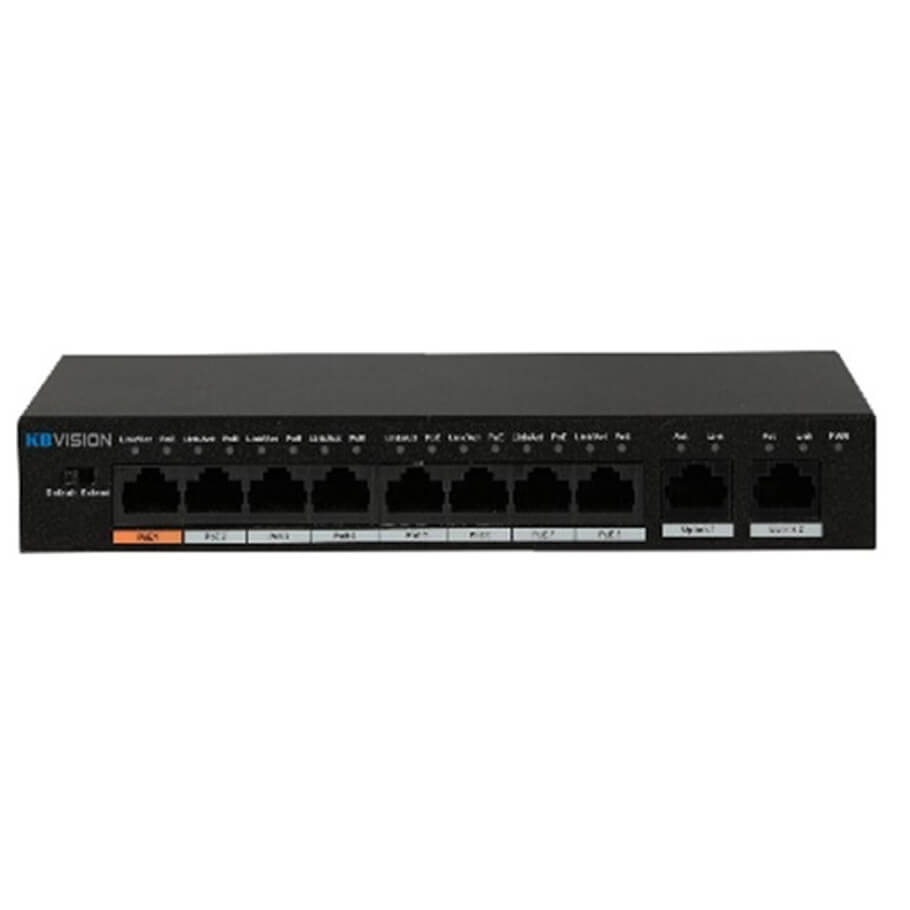 8-port 10/100Mbps PoE Switch KBVISION KX-ASW08-P2